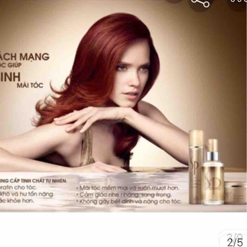 [HCM]Tinh dầu phục hồi tóc SP Wella Luxe Oil 100ml
