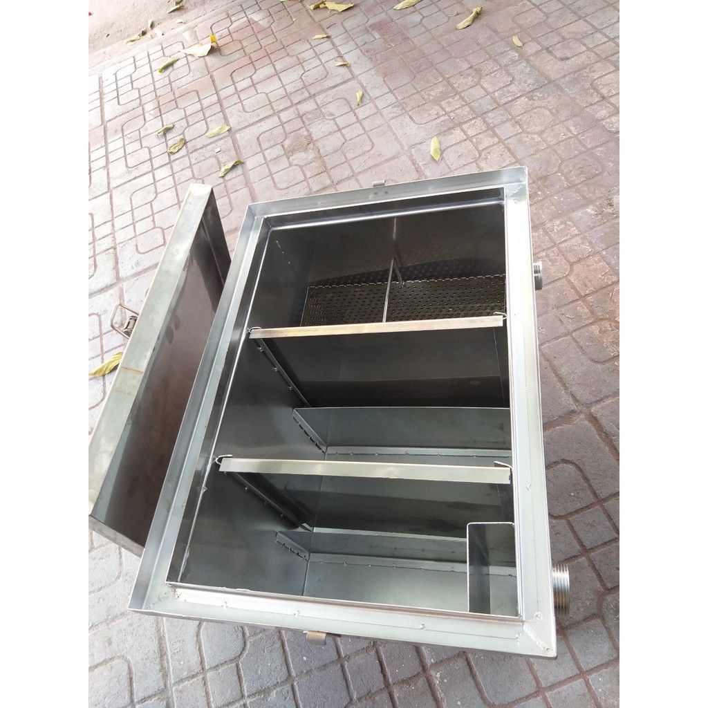 Bể Tách Mỡ Chất Liệu Inox Loại 20 Lít - Bẫy Mỡ
