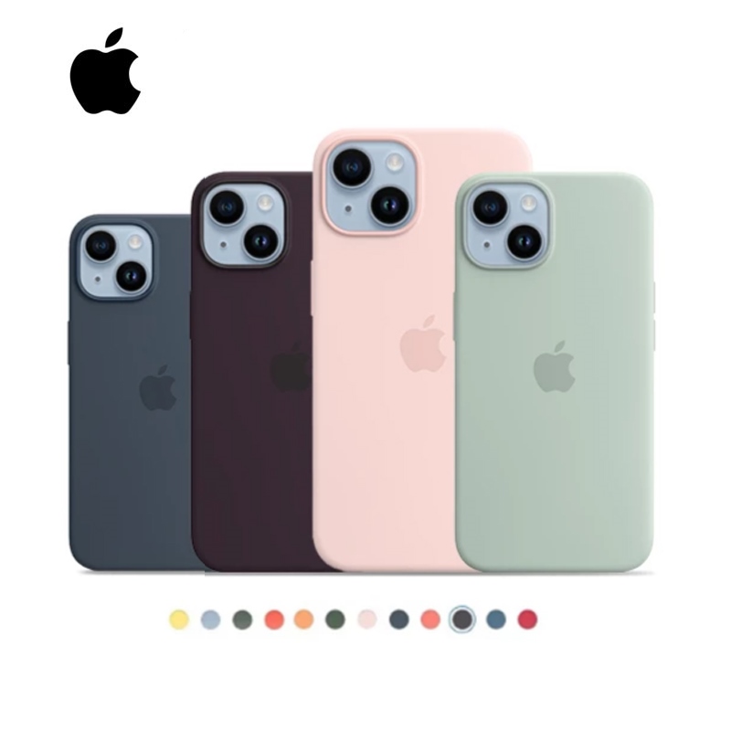 ♕□ Original Apple Magsafe Liquid Silicone Magnetic Case For iPhone 14 12 13 Pro Max Mini Cases Wireless Charging Full Protect Cover