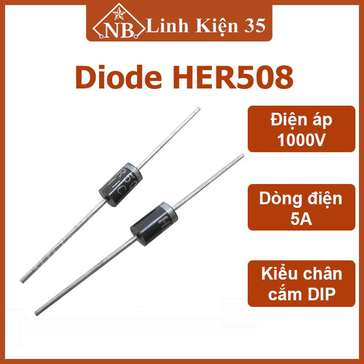 Diode her508 5a 1000v