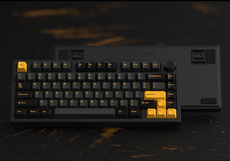 Fl esports gp75cpm three-mode mechanical keyboard 80-key hot-swappable rgb lighting effect configuration driver