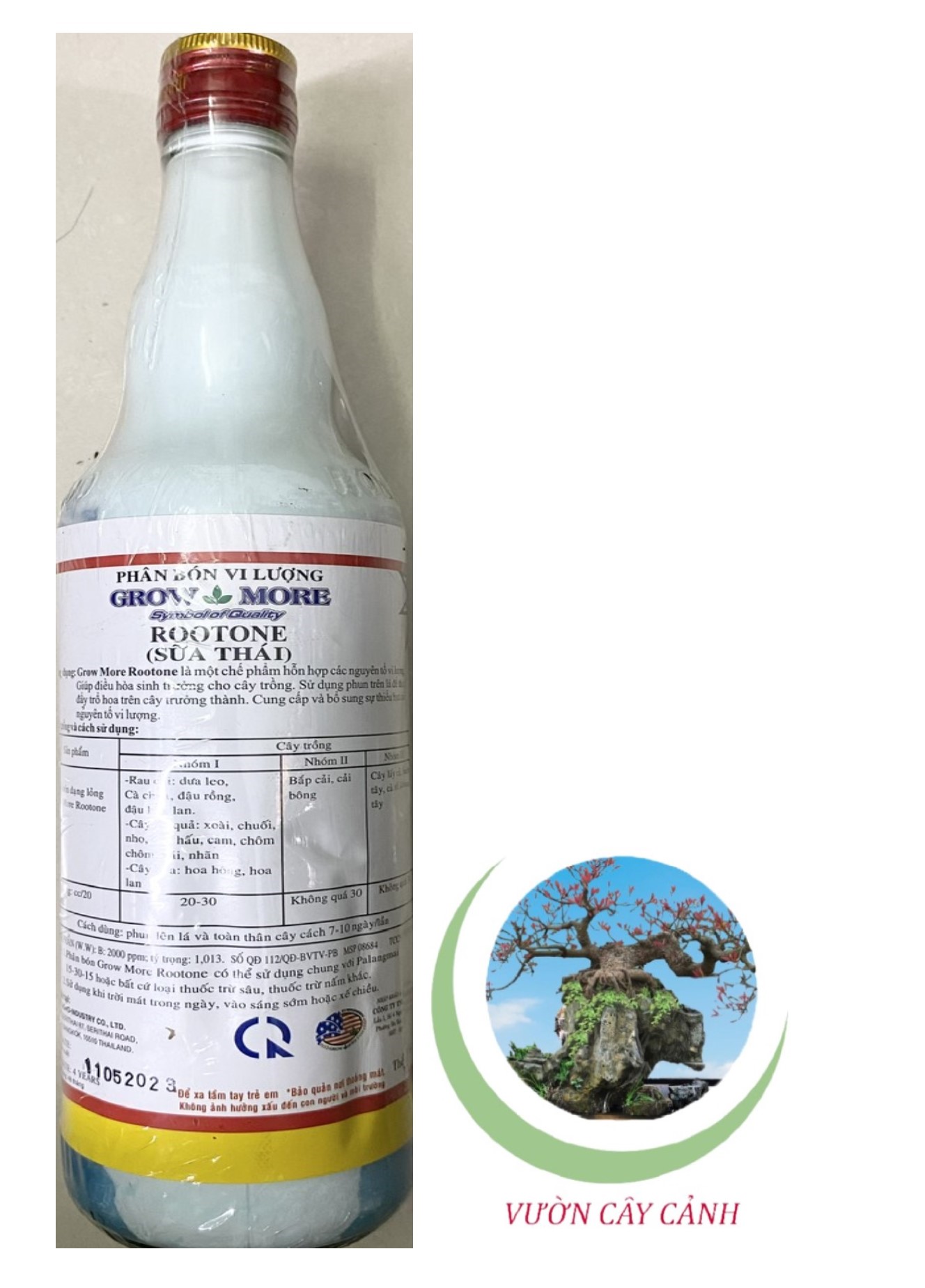 Phân Bón Kích Rễ RootOne (Sữa Thái Grow More) - #483A# 725ml