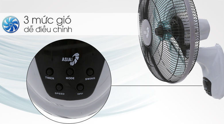 Quạt treo remote Asia L16019