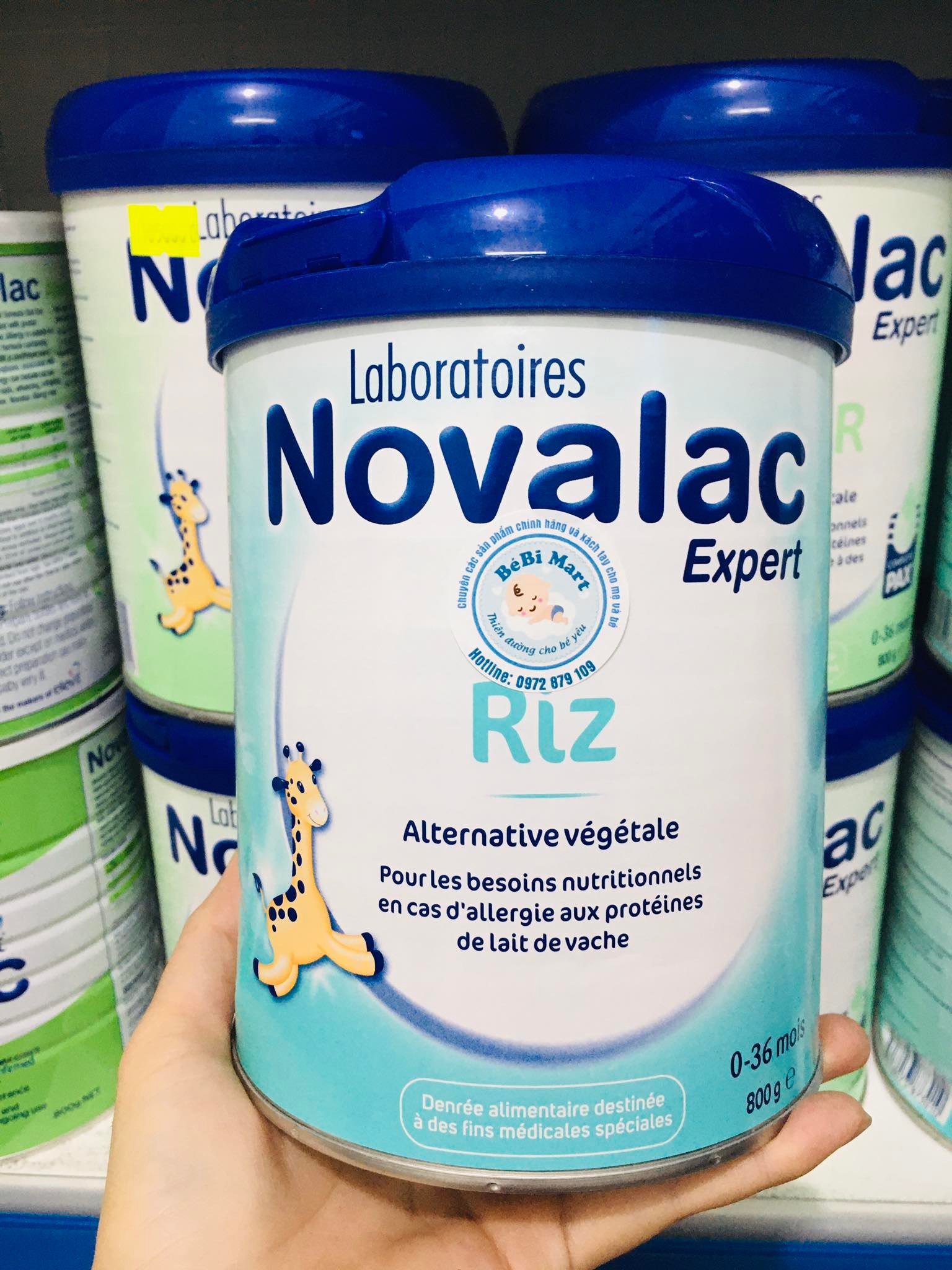 HCMSữa Novalac Riz Pháp 800g Sữa dành cho trẻ dị ứng