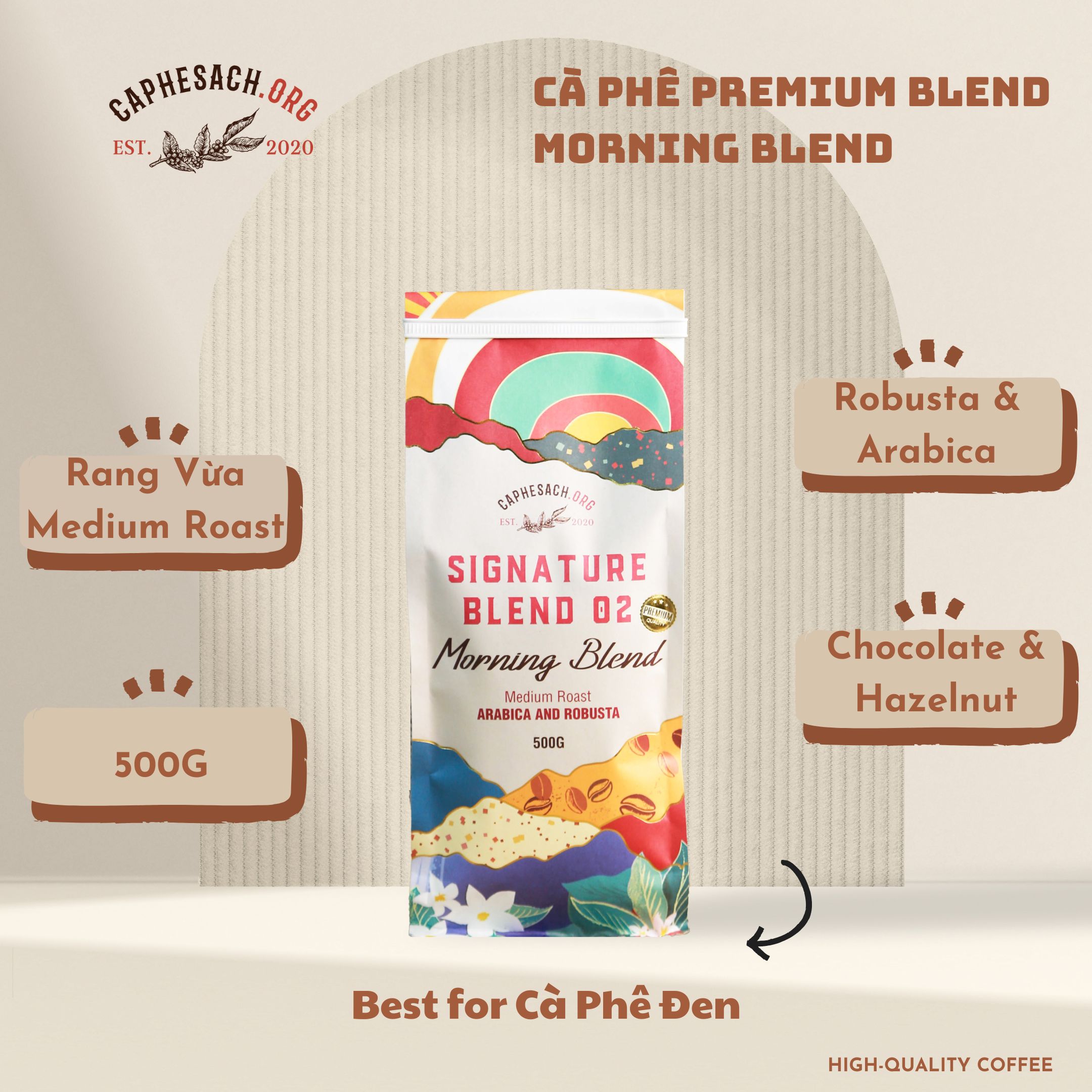 Cà phê Signature Blend 02 - Morning Blend 250G