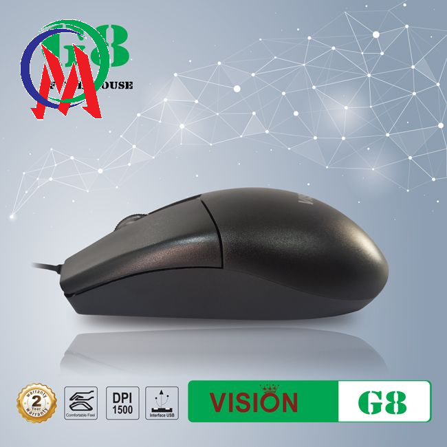 [HCM][Bảo hành 12 tháng 1 đổi 1] Chuột Có Dây Vision G8