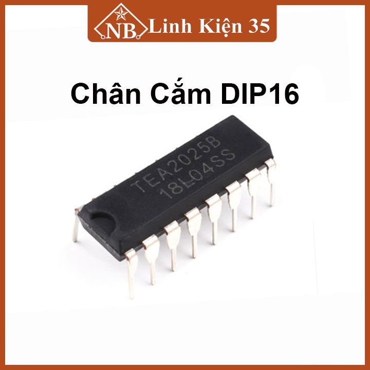 IC Audio TEA2025 2.5Wx2 12V kiểu chân SOP16/DIP16
