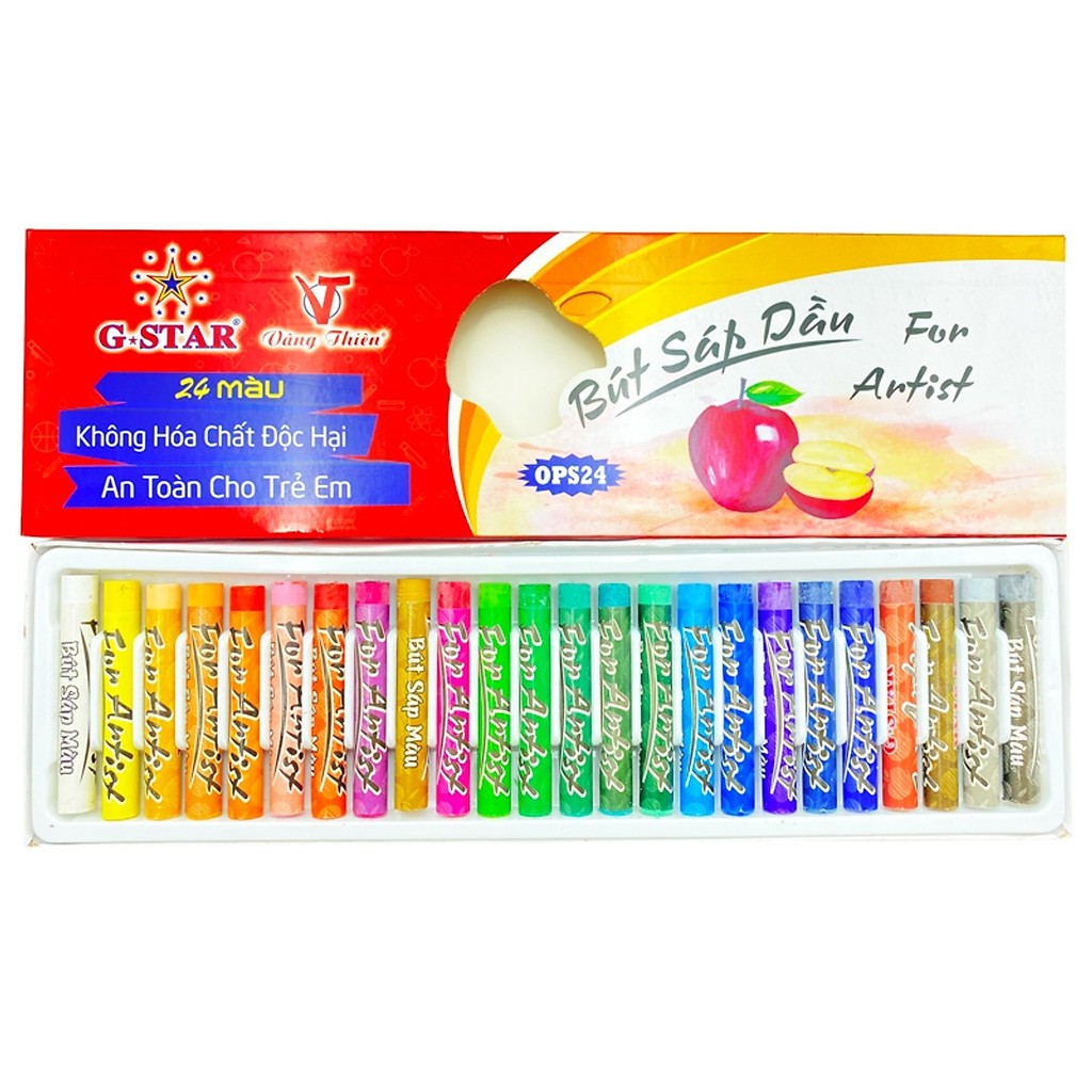 Sáp Dầu 24 Màu Gstar Ops24