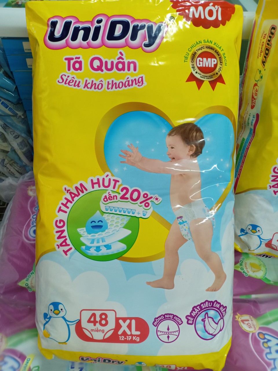 Tã Quần UniDry L54/XL48/XXL44