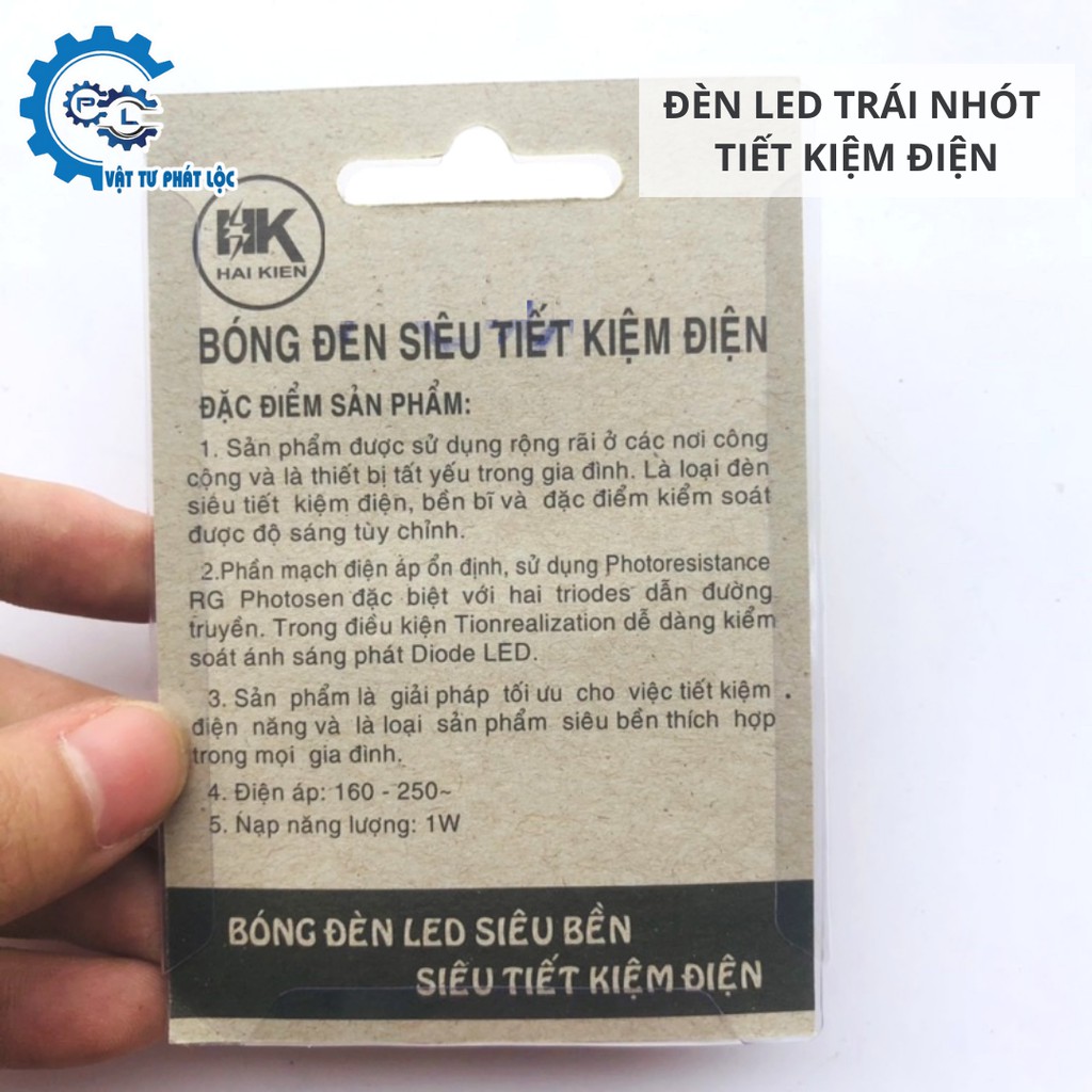Đèn led trái nhót, đèn ông địa