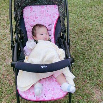 CUDDLE CO Đệm lót xe đẩy bằng bông từ Anh