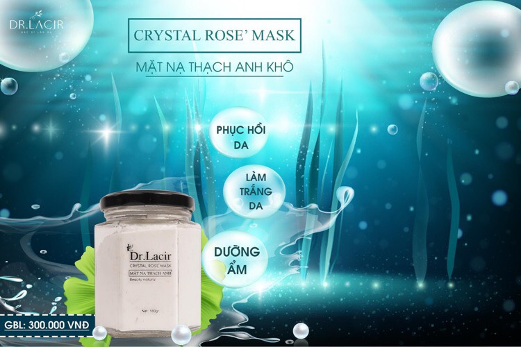 (CHÍNH HÃNG) Mặt nạ thạch anh khô 180gr Dr.lacir