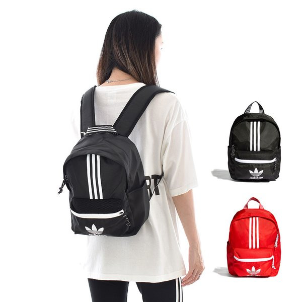 BA LÔ CLASSIC ADICOLOR CỠ NHỎ - Đen đỏ