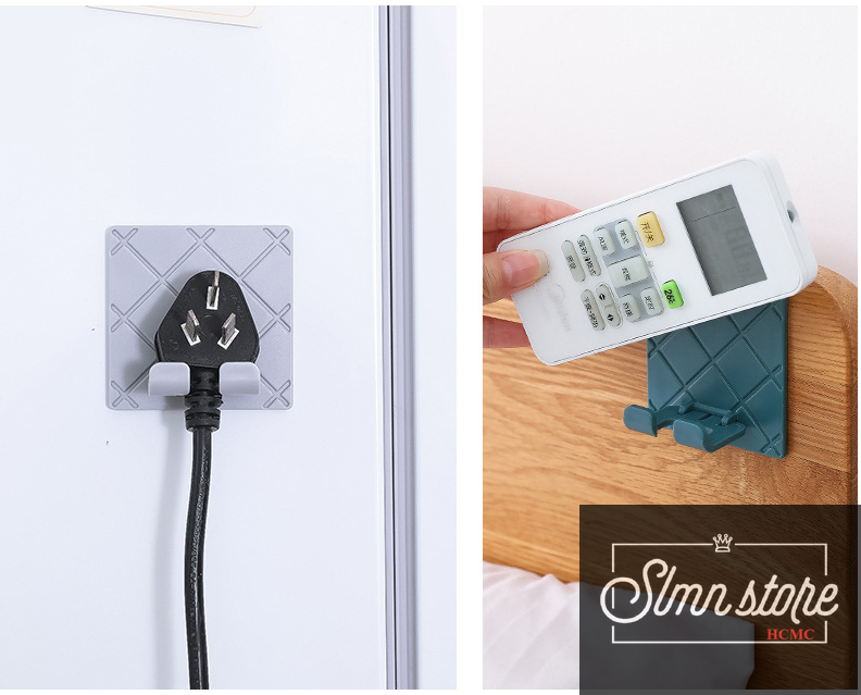 [HCM]Miếng móc dán tường treo chìa khóa tủ quần áo nhà bếp Móc dán gấp gọn.