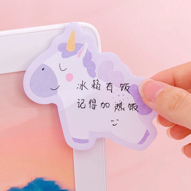 Giấy note ngựa unicorn