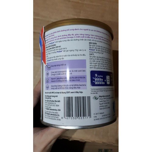 (Date mới) Sữa bột Prosure 380g