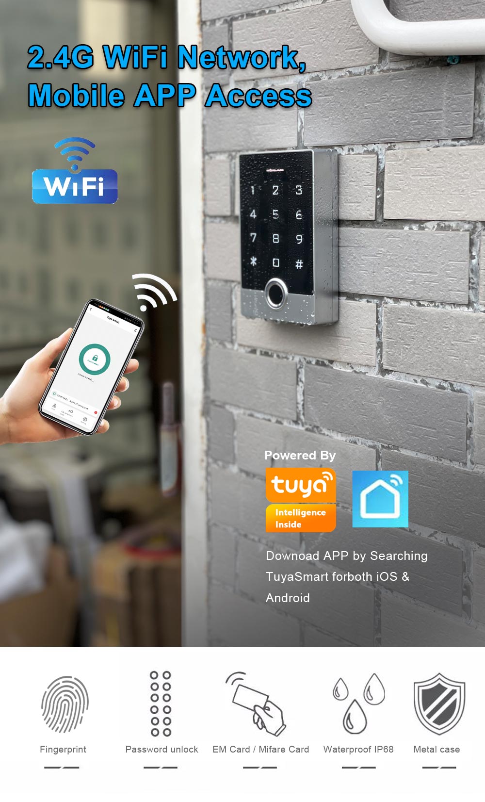 Đầu đọc vân tay App Tuya