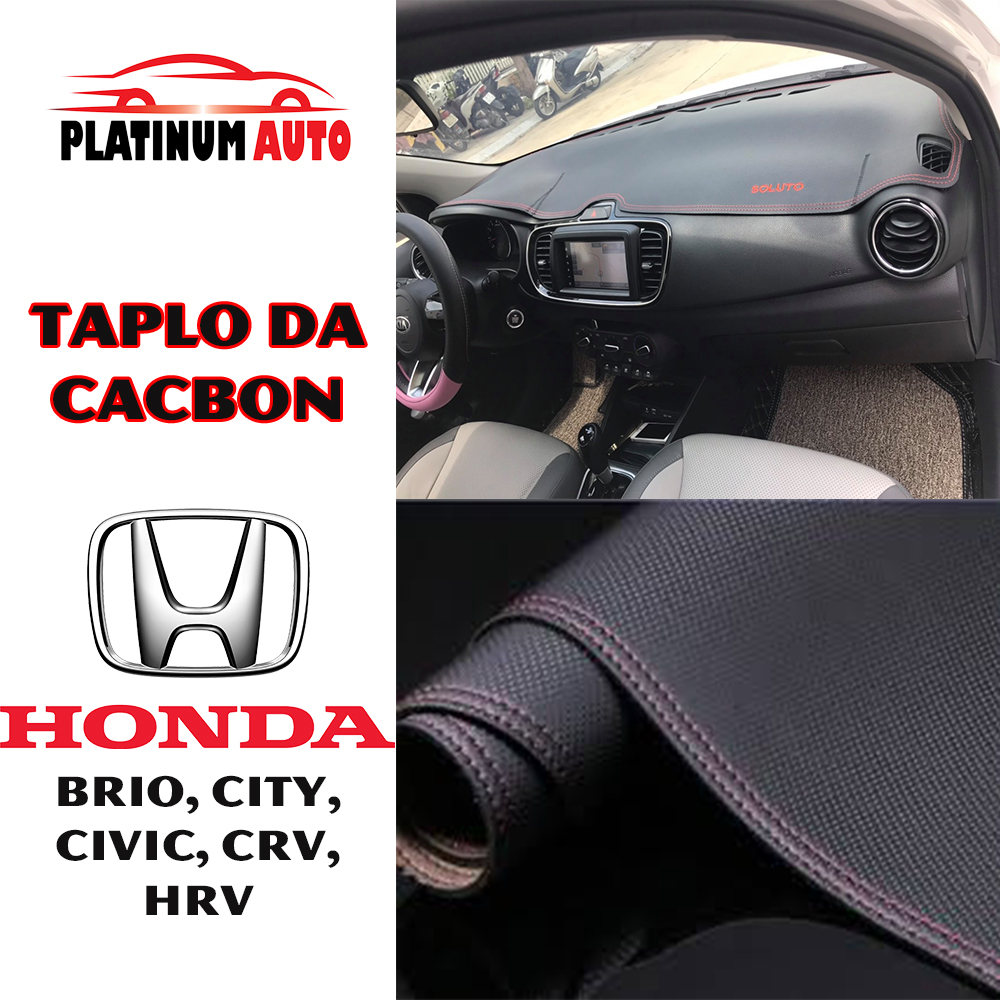 Thảm taplo da cacbon hãng xe Honda