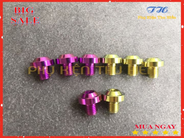 [HCM]Ốc 10li10 GR5 Đầu Dù Lắp Chân Kính Xe Máy (Giá 1 Con)