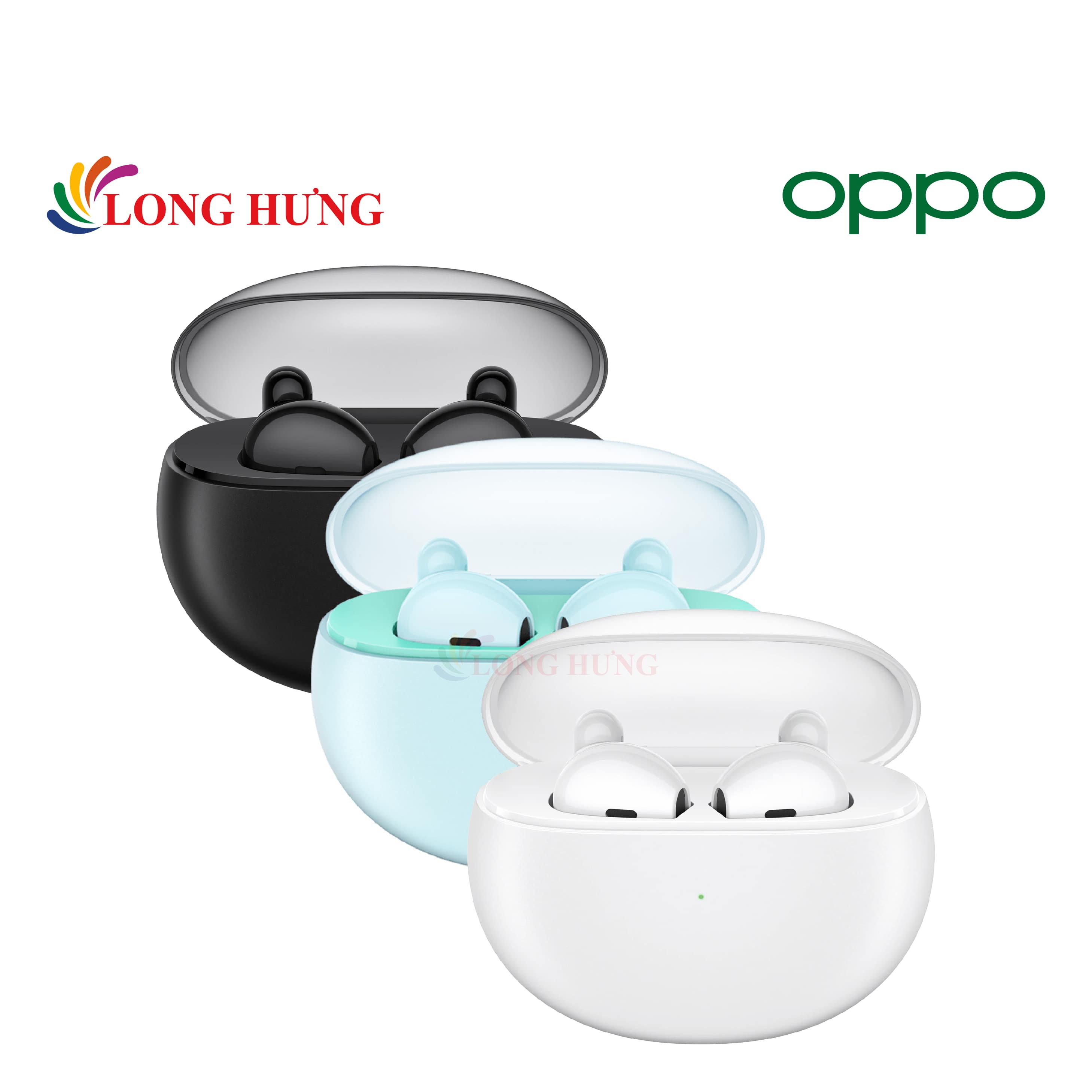 Tai nghe Bluetooth True Wireless Oppo Enco Air ETI61 - Hàng chính hãng - Kiểu dáng nhỏ gọn, sang trọng, Bluetooth v5.2 tiên tiến, bảo hành chính hãng