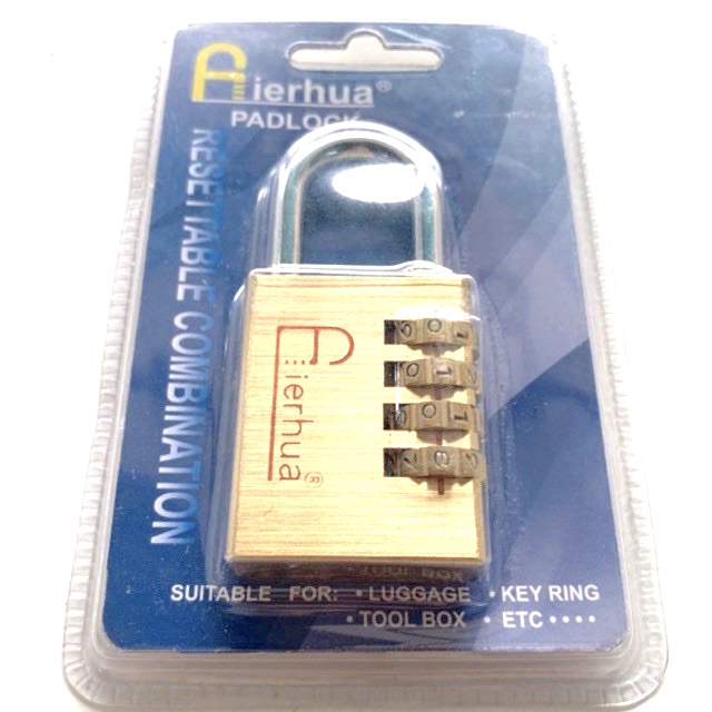 [HCM]Ổ khoá số FIERHUA 4 phân AH384