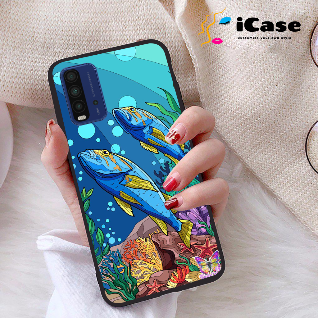 Ốp lưng Xiaomi Poco M3 viền dẻo TPU BST Sea