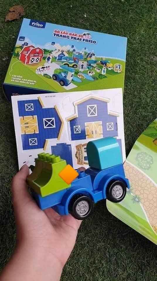[HCM]Bộ lắp ráp 3D trang trại Friso