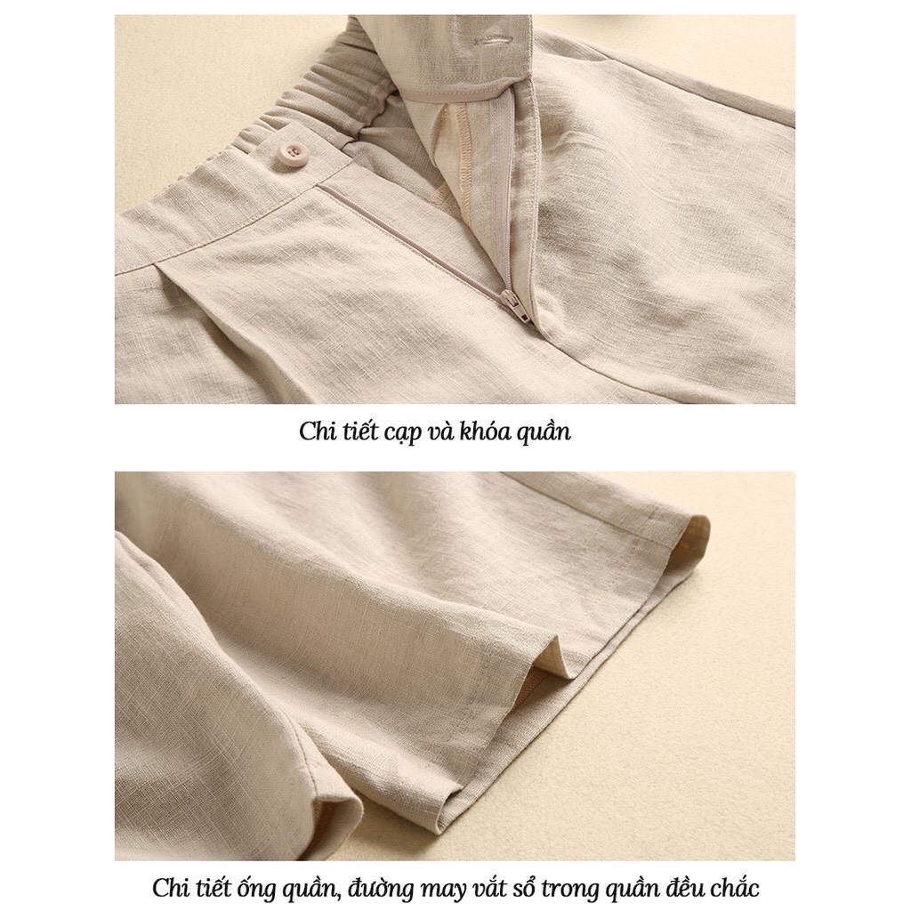 Quần đùi đũi nữ có khóa thật - SIKY - SD02