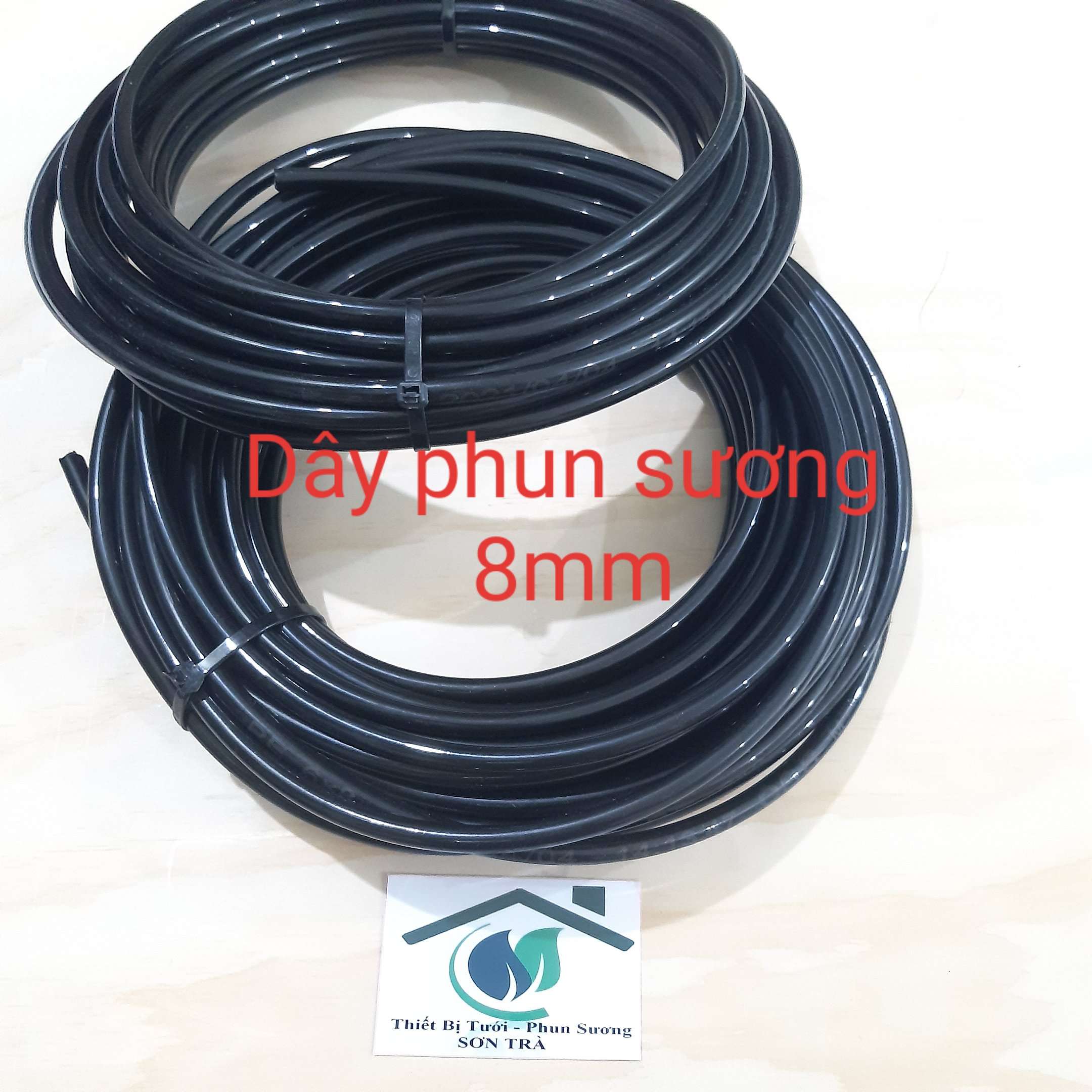 [HCM]Dây phun sương PE đen 8mm- Cuộn 20m