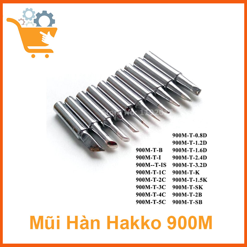 Mũi Hàn Hakko 900M Các Loại Dùng Máy Hàn 936, 907