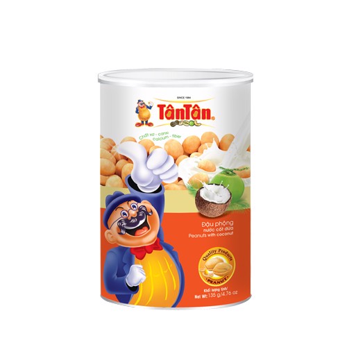 Đậu phộng nước cốt dừa Tân Tân lon 135g