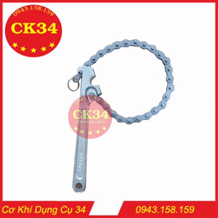 Cờ lê xích 300mm FQ 12'' chuyên dụng mở lọc dầu, mở cốc lọc chuyên dụng