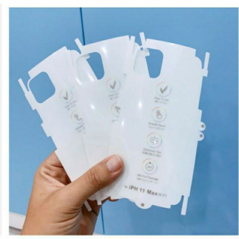miếng dán mặt trước + mặt sau PPF trong suốt iphone 6 đến 11 pro max