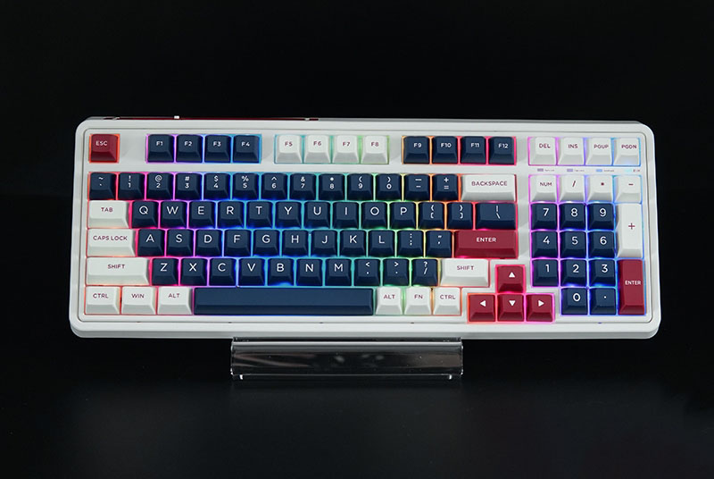 Bàn phím cơ FL-Esports CMK98 Metal Heart / Quiet Grey – 3 Mode