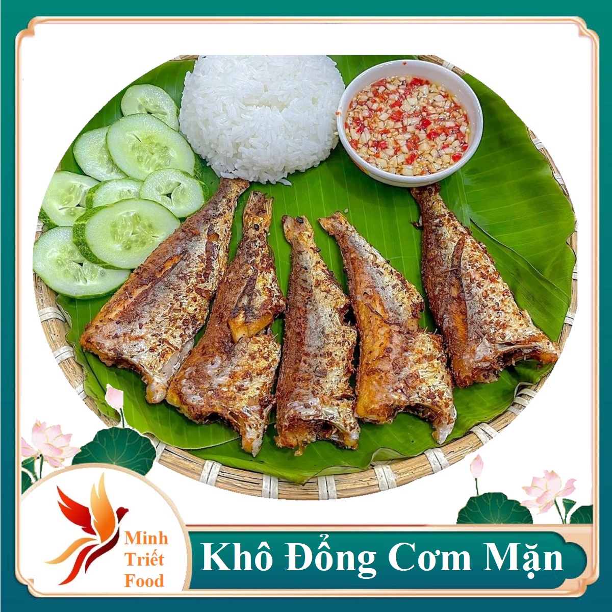 KHÔ CÁ ĐỔNG ÍT XƯƠNG, THỊT BÉO  ĐẶC SẢN MINH TRIẾT 500GR