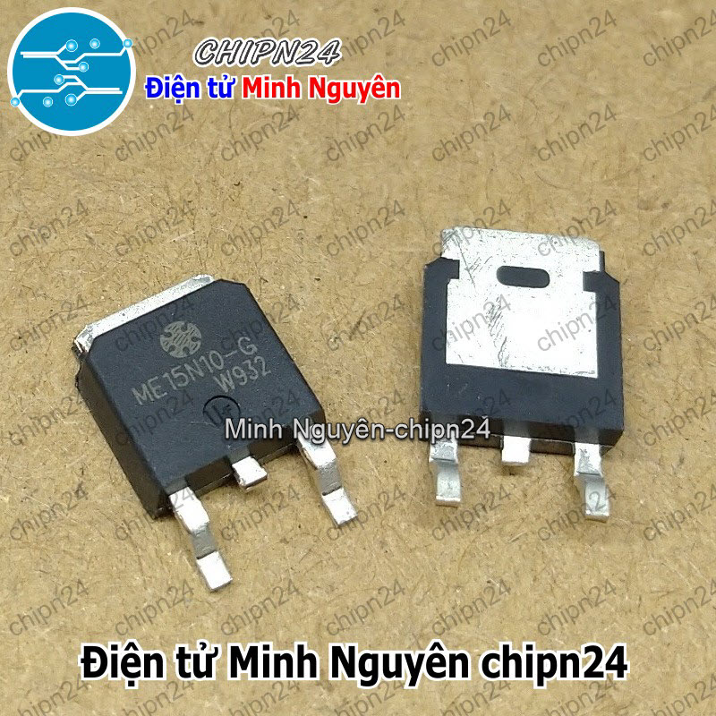 [2 con] (SOP) Mosfet Dán 15N10 TO-252 15A 100V Kênh N (SMD) (ME15N10 ME15N10-G) - HH004210