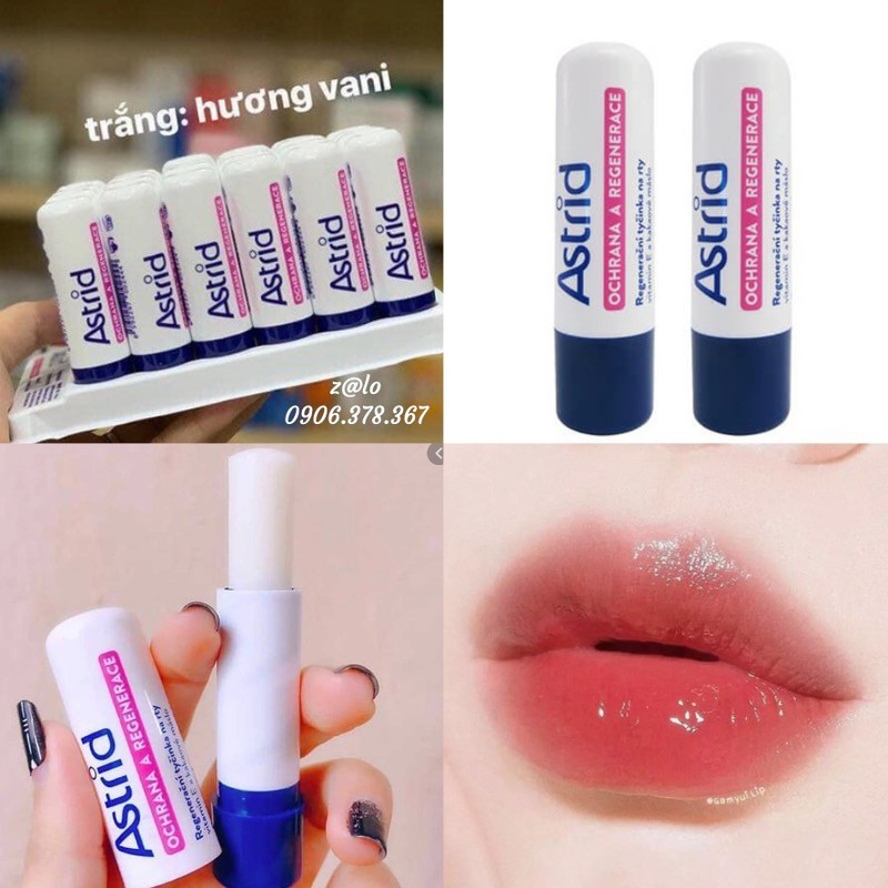 Set 12 Son Dưỡng Môi hươu Astrid