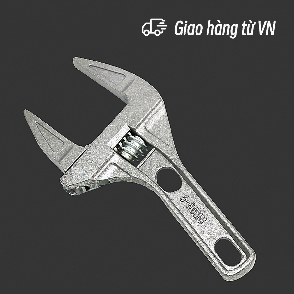 Mỏ lết Cờ lê vặn ống nước độ mở 6-68mm