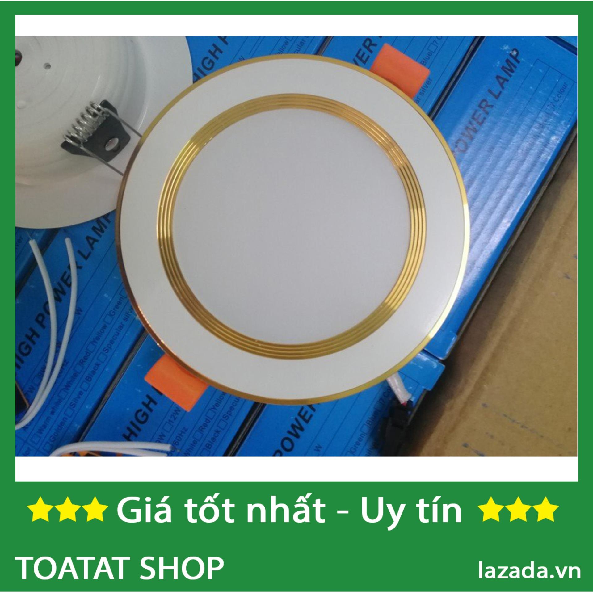 GIẢM Đèn LED âm trần 7w 3 chế độ