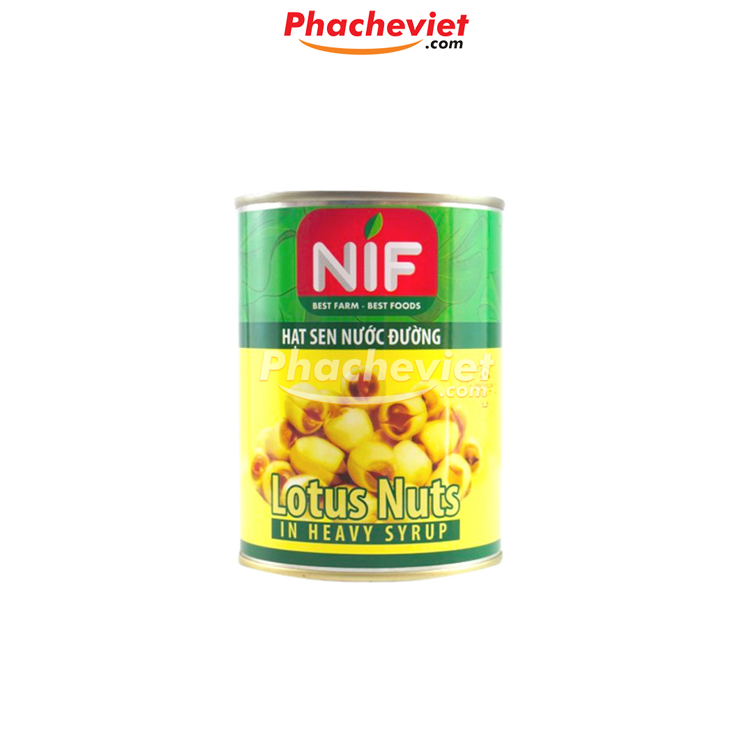 Hạt sen ngâm nước đường nif