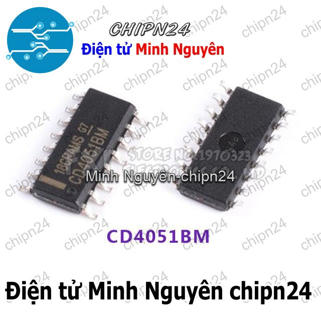 [3 con] (SOP) IC Dán CD4051 SOP-16 (SMD) (CD4051BM 4051) - HH003410