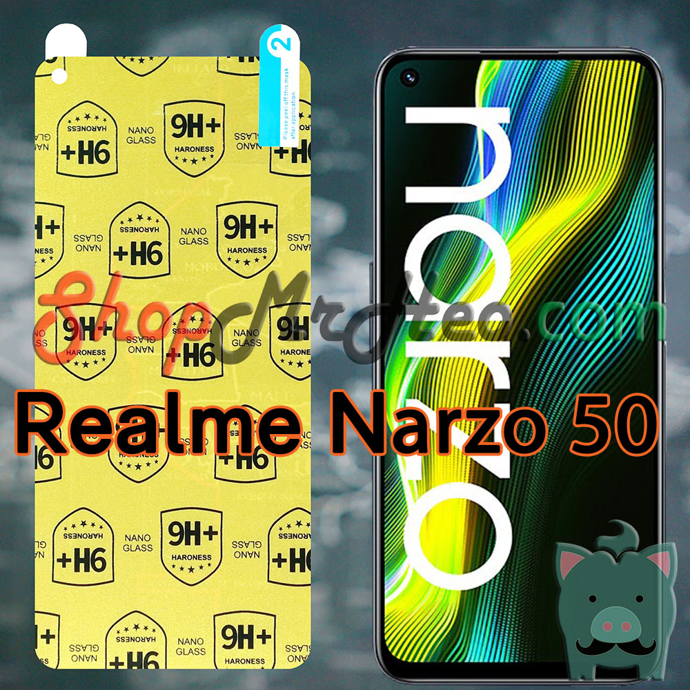 Dán cường lực nano dẻo realme narzo 50