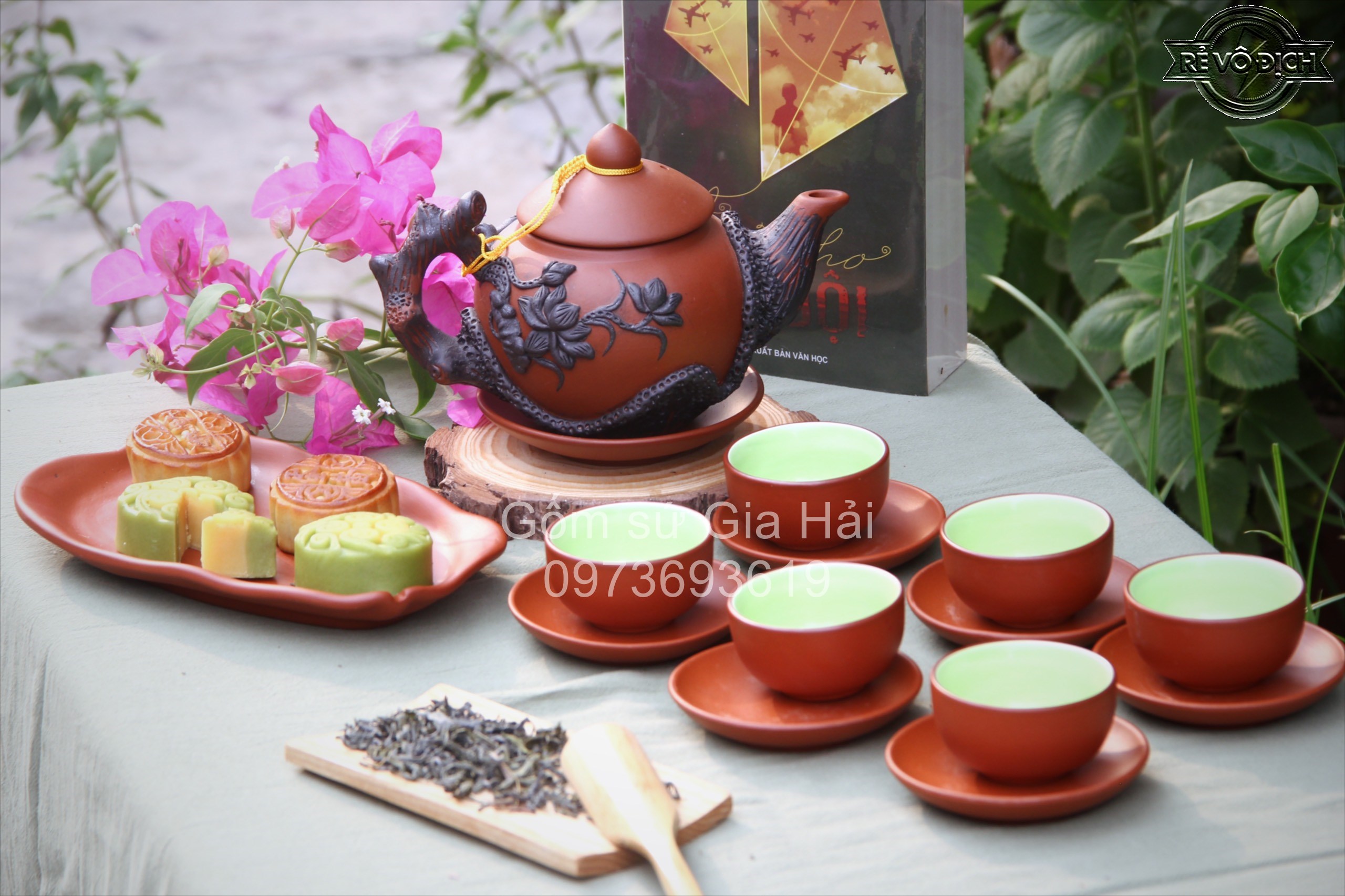 Ấm chén tử sa Bát Tràng