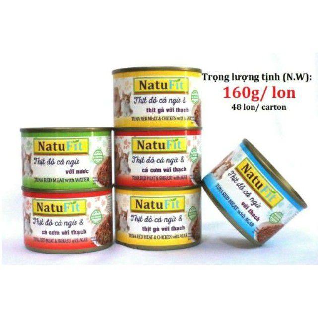 Pate Natufit 160g dùng cho chó và mèo