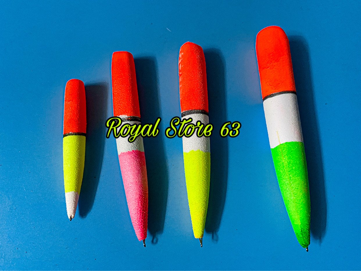 Phao mút 3 màu không lưỡi câu cá