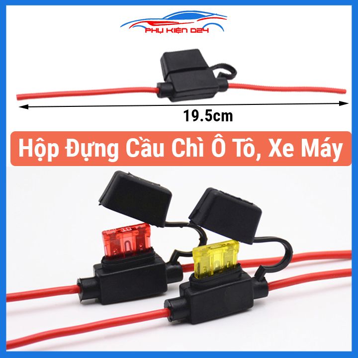 Đế gắn cầu chì, hộp đựng cầu chì dùng cho ô tô xe máy chịu nước tốt