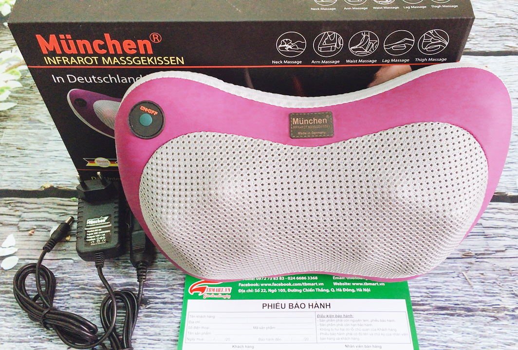Gối Mát Xa Hồng Ngoại Munchen Đức - Made In Germany
