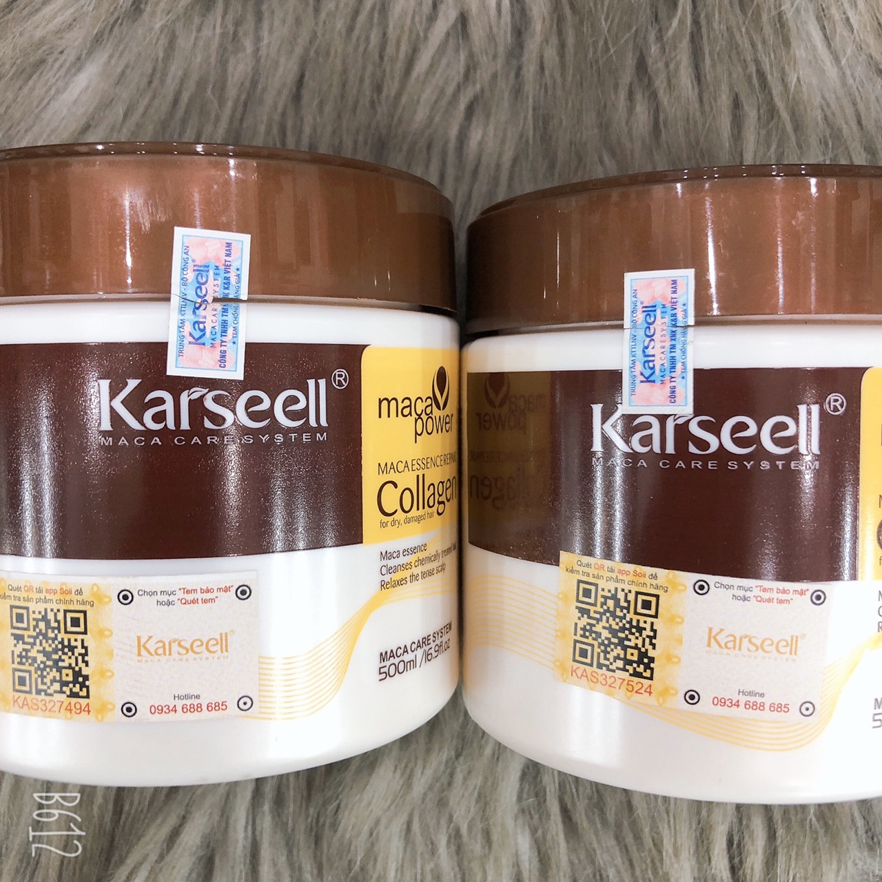 ( Hàng chính hãng ) Hấp Collagen phục hồi tóc hư tổn Karseell 500ml