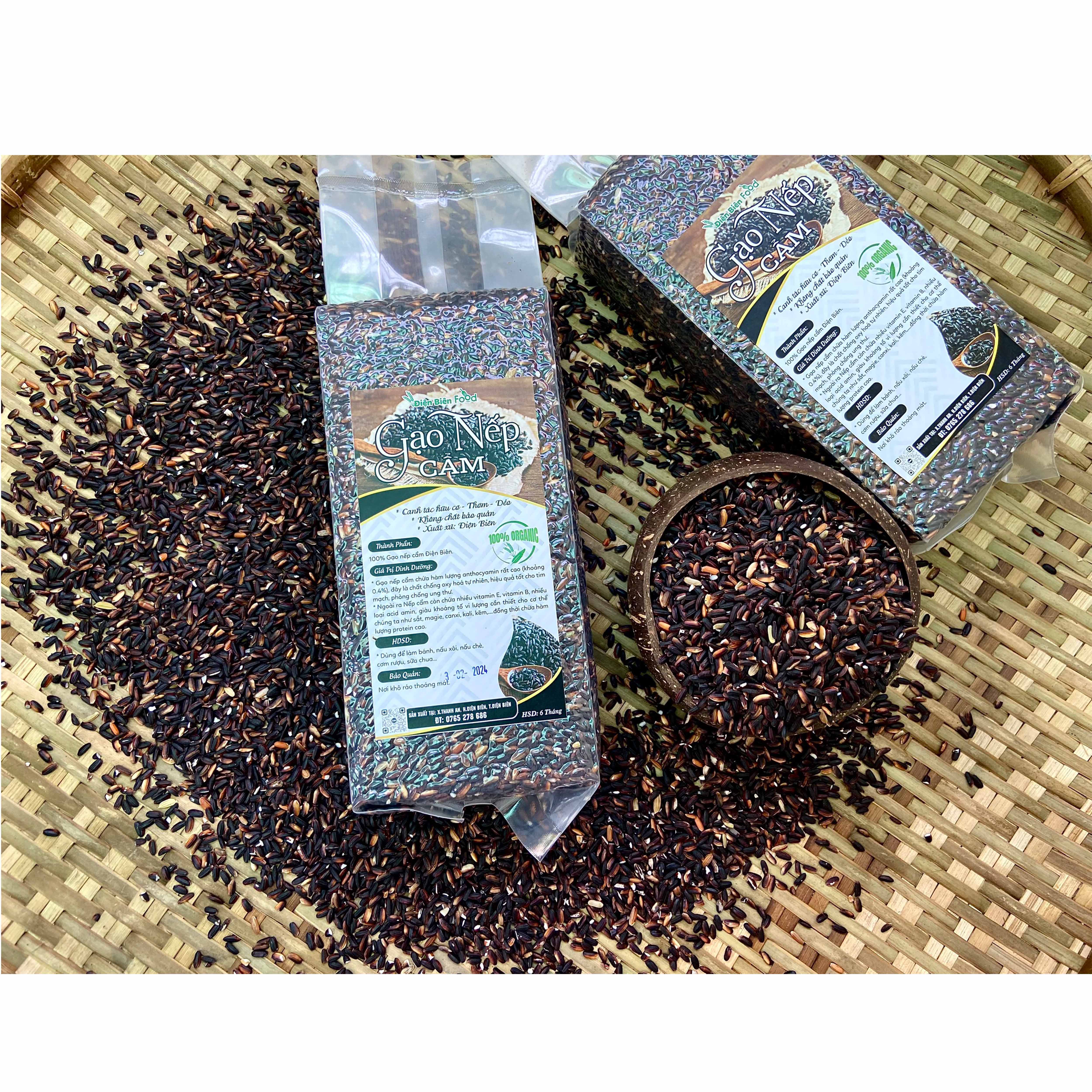 Gạo Nếp Cẩm Điện Biên 1kg