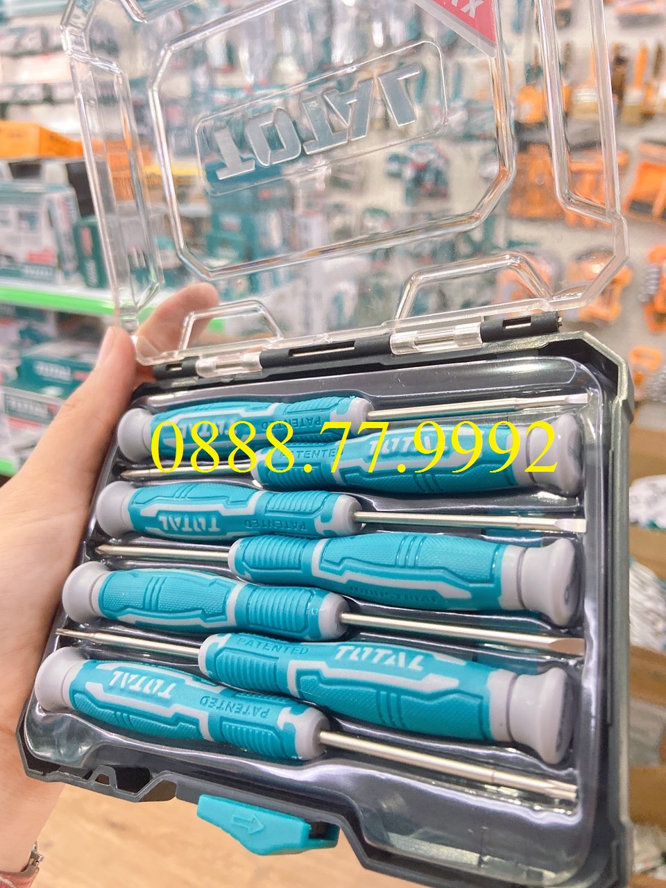 Bộ 7 tua vít đồng hồ Total THT250726